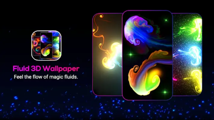 Magic Fluid Live Wallpaper 3D android App screenshot 4